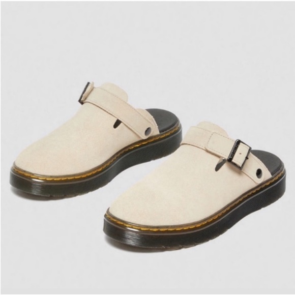 Dr. Martens Shoes - Dr. Martens Carlson Suede Casual
Slingback Mules